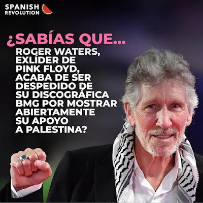 Roger Waters se solidariza con el pueblo palestino.