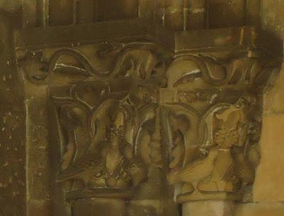 SÉ DE LISBOA. Capiteles Portada Norte ROMÁNICO EN LISBOA. SÉ DE LISBOA. Capiteles Portada Norte