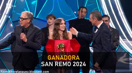 ANGELINA MANGO, CON «LA NOIA», GANA EL FESTIVAL DE SAN REMO 2024
