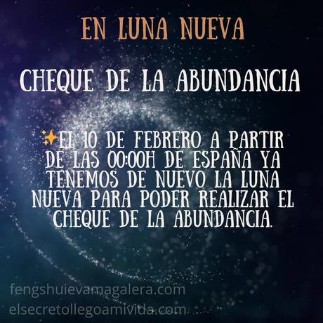 Hoy 10 de febrero Cheque de la Abundancia 🍀
