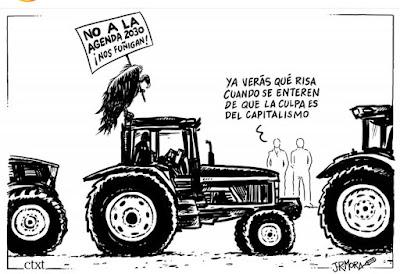 Los pueblos abandonados más espectaculares de España… Y la protesta de agricultores con sus tractores.