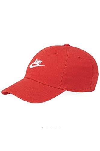 NIKE 913011-657 U NSW H86 Futura Wash Cap Hat Unisex University Red/University Red/White 1SIZE