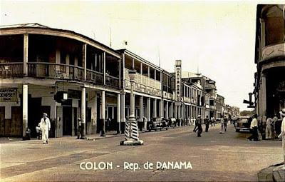 Avenida Bolívar y la intersección de la calle 10 en 1945