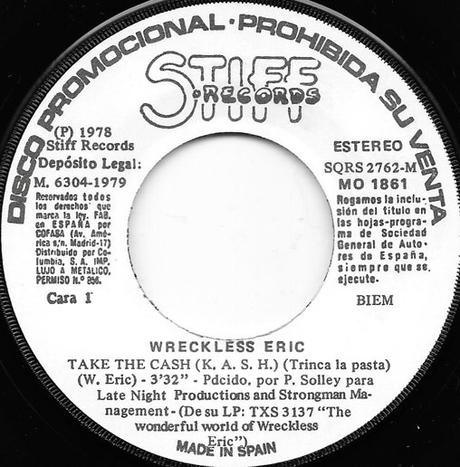 Wreckless Eric -Take The Cash (Trinca La Pasta) 7