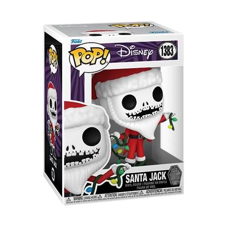 Funko POP! Disney: The Night Before Christmas 30th - Santa Jack Skellington - The Nightmare Before Christmas - Figuras Miniaturas Coleccionables Para Exhibición - Idea De Regalo - Mercancía Oficial