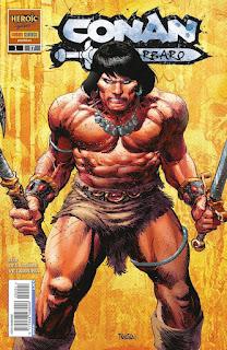 Conan el cimmerio el bárbaro que usa servilleta (Conan nº 1, J. Zub y R. de la Torre, Titan-Panini 2024)
