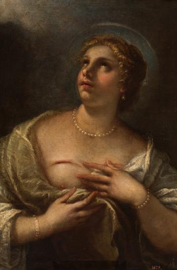 Santa Águeda de Luca Giordano