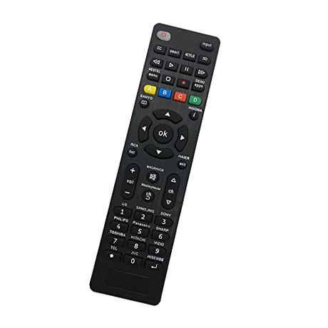 Mando Universal TV para Samsung, Vizio, LG, Sony, Panasonic, Smart TV, HAIER, Toshiba, Philips, TCL, Hitachi, Hisense - con 3D, Netflix, Botones APPS