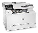 HP Color LaserJet Pro M282nw 7KW72A, Impresora Láser A4 Color Multifunción a doble cara Manual, Escaner, Copiadora (21ppm, Wi-Fi, Ethernet, USB , Procesador 800MHz, Memoria 256MB, HP Smart App) Blanca