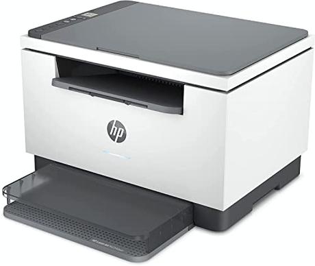 HP LaserJet M234dwe 6GW99E Impresora Láser A4 Multifunción Monocromo a Doble Cara Automatica, Escaner, Copiadora (29 ppm, Ethernet, Wi-Fi, Procesador 500MHz, Memoria 64MB, HP Smart app) Blanca y Gris