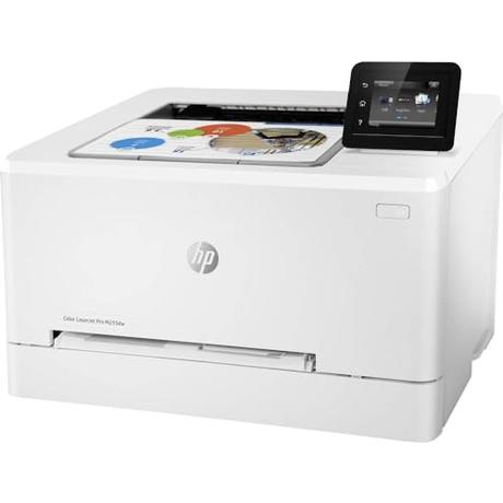 HP Color LaserJet Pro M255dw 7KW64A, Impresora Láser A4 Color a Doble Cara Automática (21 ppm, Wi-Fi, Ethernet, USB 2.0, Procesador de 800 MHz, Memoria de 256 MB, HP Smart App, Pantalla Táctil) Blanca