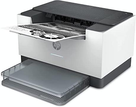 HP LaserJet M209dwe 6GW62E, Impresora Láser A4 Monocromo - Impresion Doble Cara Automatica (29 ppm, Ethernet, Wi-Fi, USB 2.0, Procesador de 500 MHz, Memoria de 64 MB, HP Smart app) Blanca y gris