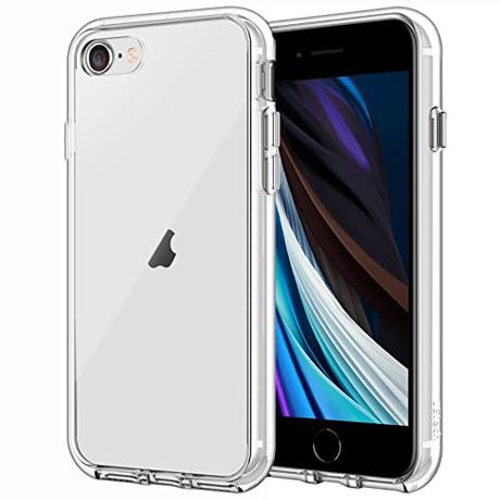 JETech Funda para iPhone SE 3/2 (Modelo 2022/2020), iPhone 8 y iPhone 7, Anti- Choques y Anti- Arañazos (Transparente)