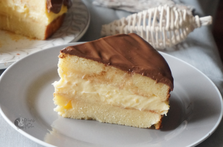 Pastel de crema o Boston cream pie