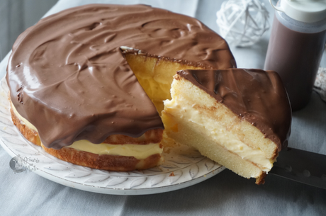 Pastel de crema o Boston cream pie