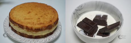 Pastel de crema o Boston cream pie