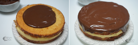 Pastel de crema o Boston cream pie