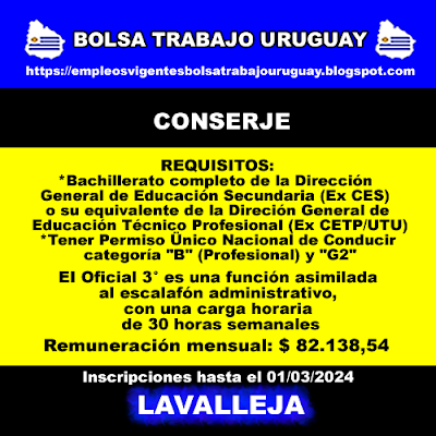 CONSERJE