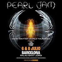 Conciertos de Pearl Jam en el Palau Sant Jordi