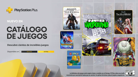 Catálogo de juegos de PlayStation Plus de febrero: Need for Speed Unbound, The Outer Worlds, Tales of Arise, Assassin’s Creed Valhalla y muchos más 067d260799f214832a2ab7c9140057bbf41d4b61