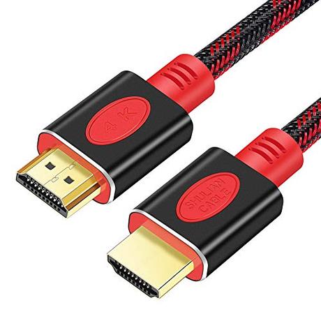 SHULIANCABLE Cable HDMI 4K, HDMI 2.0 Alta Velocidad con Ethernet 4K 18Gbps, 3D, 1080p, Compatible con TV, Xbox, HDR, ARC, PS4, BLU-Ray (10M)
