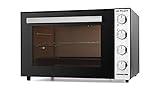 Orbegozo HOT 710 - Horno eléctrico de sobremesa con convección, 70 L, rustidor, termostato regulable, luz interior, temporizador, grill, 2000 W