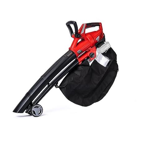 Einhell GE-CL 36 Li E Solo - Aspirador-soplador de hojas con tecnología Power X-Change 2x18V (flujo de aire de 210 km/h, bolsa de 45 l, 8000-13000 rpm) (ref. 3433600)