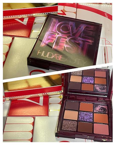 🎨 24.-   Huda Beauty : Lovefest obsessions eyeshadow palette 🎨