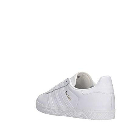 adidas Gazelle J, Zapatillas de gimnasia Unisex niños, Blanco (Cloud White), 36 EU