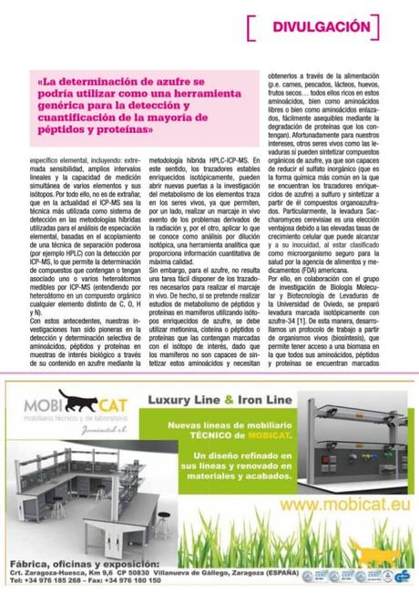 Cómo cuantificar cualquier biomolécula que contenga azufre