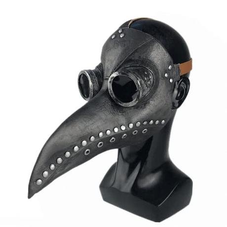 Carnevale/Halloween Plague Máscara Doctor, Mascara de La Peste Negra Probóscide Steampunk Gótico Pico de Pájaro para Mardi Gras, Fiesta de MáScaras, Cosplay
