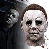 DUOLAM Halloween Máscara Michael Myers: Carnaval Cubierta facial para Cicatriz de látex de horror accesorios de decoración Killers Mascarilla Scary Creepy Horror Máscara Halloween para Adultos