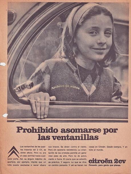 Citroën 2 CV y la apertura de las ventanillas traseras en Argentina