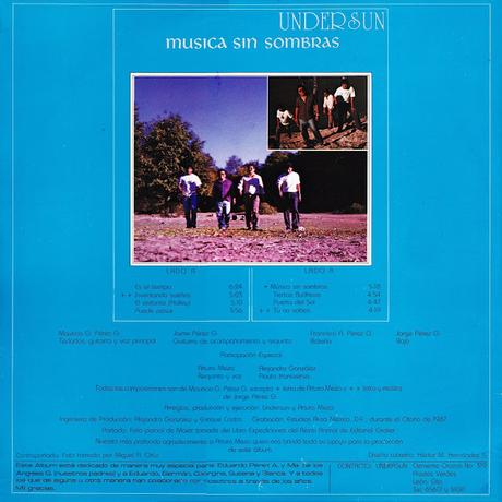 Undersun - Música Sin Sombras (1988)