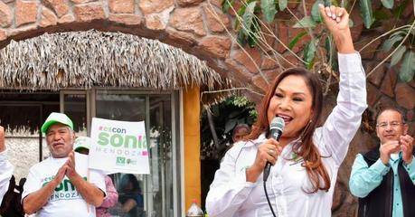 Sonia Mendoza Díaz es elegida candidata a la alcaldía de San Luis Potosí por el PVEM