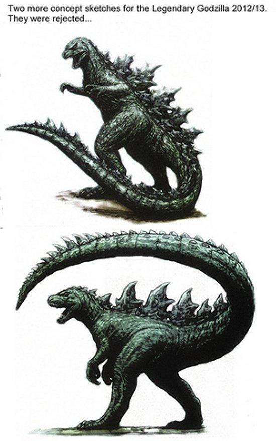 Concept art de Godzilla rechazado