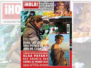 'La princesa Letizia en el super': el publireportaje de Hola. 'La princesa Letizia en el super': el publireportaje de Hola.