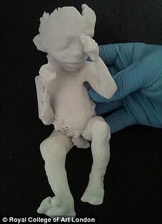 El acabose: figuritas de la ecografía en 3D de tu hijo