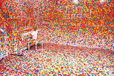 obliteration-8 Lienzo en blanco.Yayoi Kusama