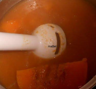 Sopa de calabaza y un truco