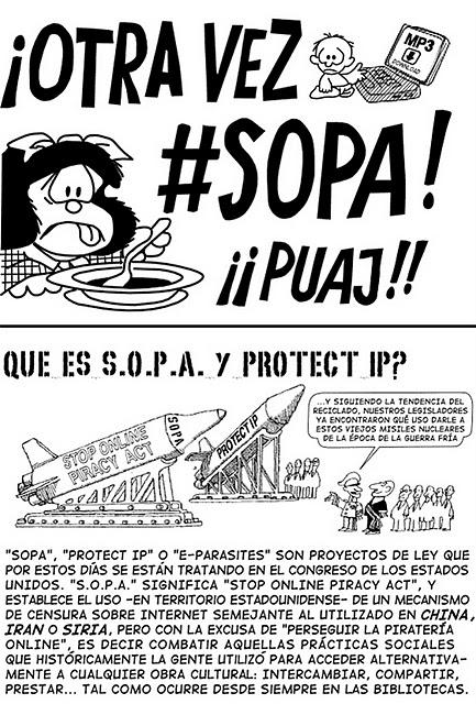 BASTA DE SOPA!!! (Stop online piracy act)