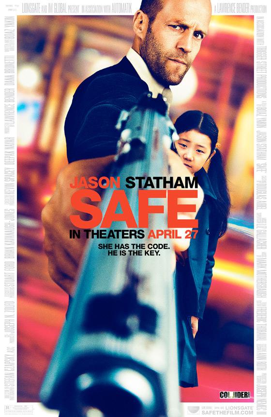 Poster de Safe, con Jason Statham