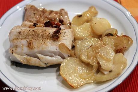 Receta de lomo de merluza al horno