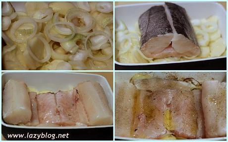 Receta de lomo de merluza al horno