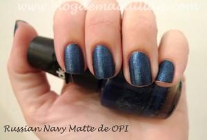 Esmalte de la semana: Russian Navy Matte de OPI