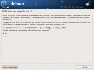 Un concurso de popularidad en Debian