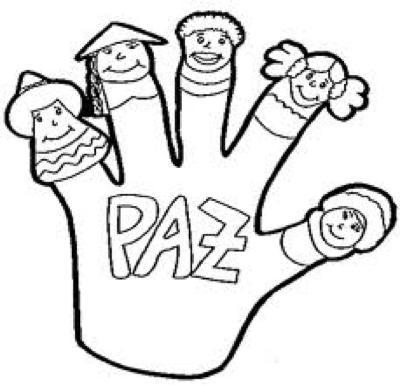 DIBUJOS PARA COLOREAR DEL DIA DE LA PAZ