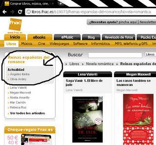 ¡Sorpresa! REINAS ESPAÑOLAS DEL ROMANCE en la FNAC