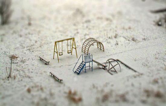 Diversos ejemplos brillantes de fotografía Tilt-Shift