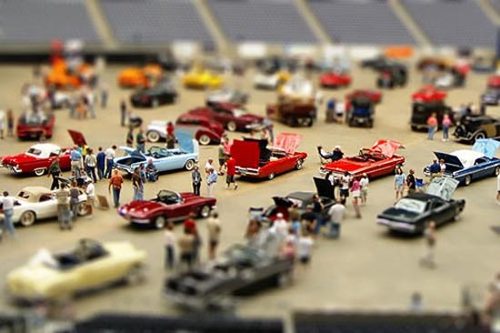 Diversos ejemplos brillantes de fotografía Tilt-Shift